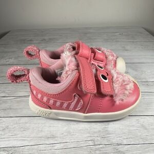 Pre‑Owned Nike Pico 5 Lil' Monsters CT5073‑600 Toddler Size 5C Pink Sneakers‎